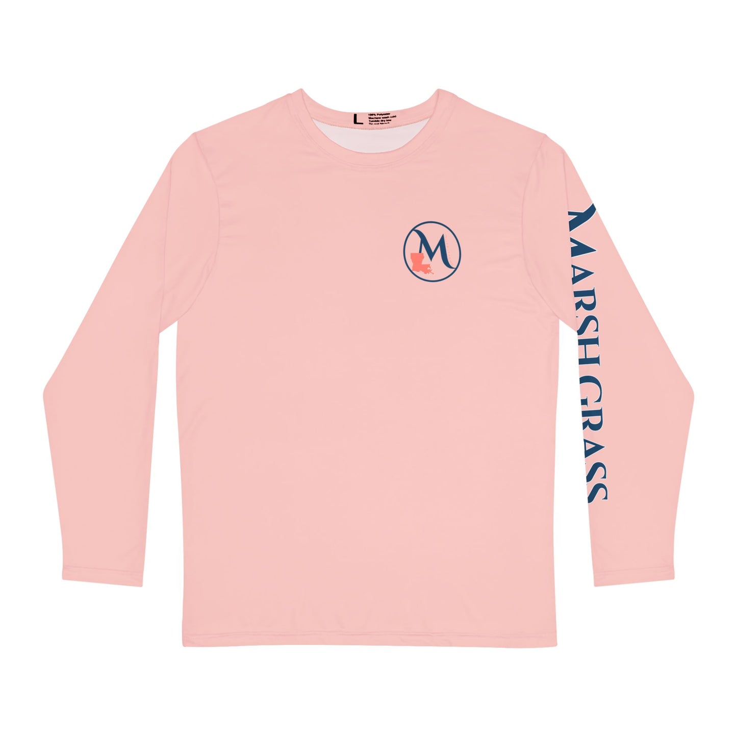 Long Sleeve Fishing Shirt -Coral - Marsh Grass Outfitters Collection