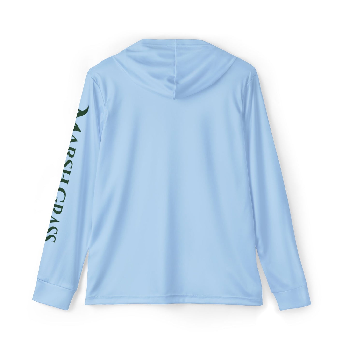 Hooded Long Sleeve Performance Shirt – Ice Blue - Marsh Grass Outfitters Collection