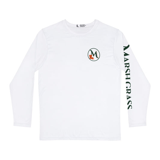 Long Sleeve Fishing Shirt - White - Marsh GrassOutfitters Collection