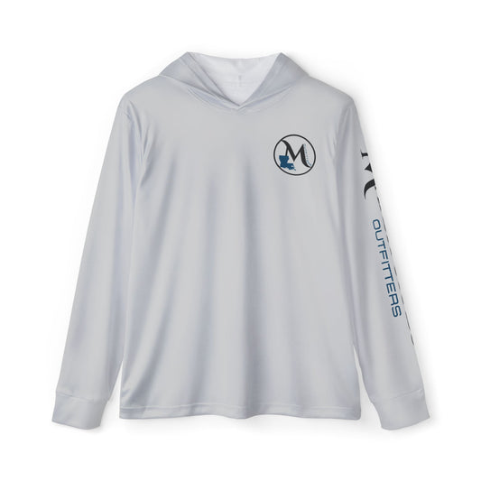 Luke 5:1-11 Hooded Long Sleeve Performance Shirt – Grey - Marsh Grass Outfitters Collection