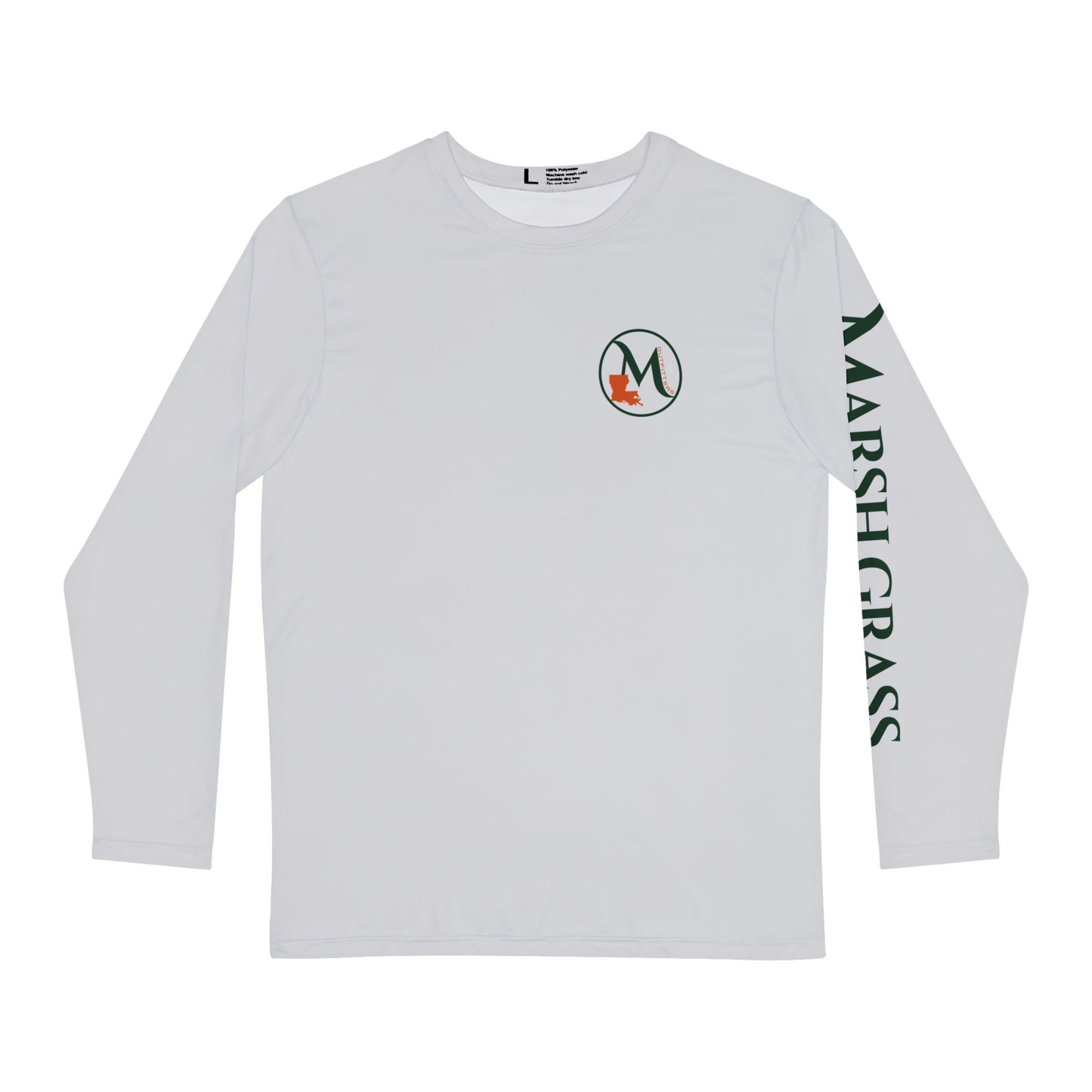 Long Sleeve Fishing Shirt - Grey - Marsh Grass Outfitters Collection