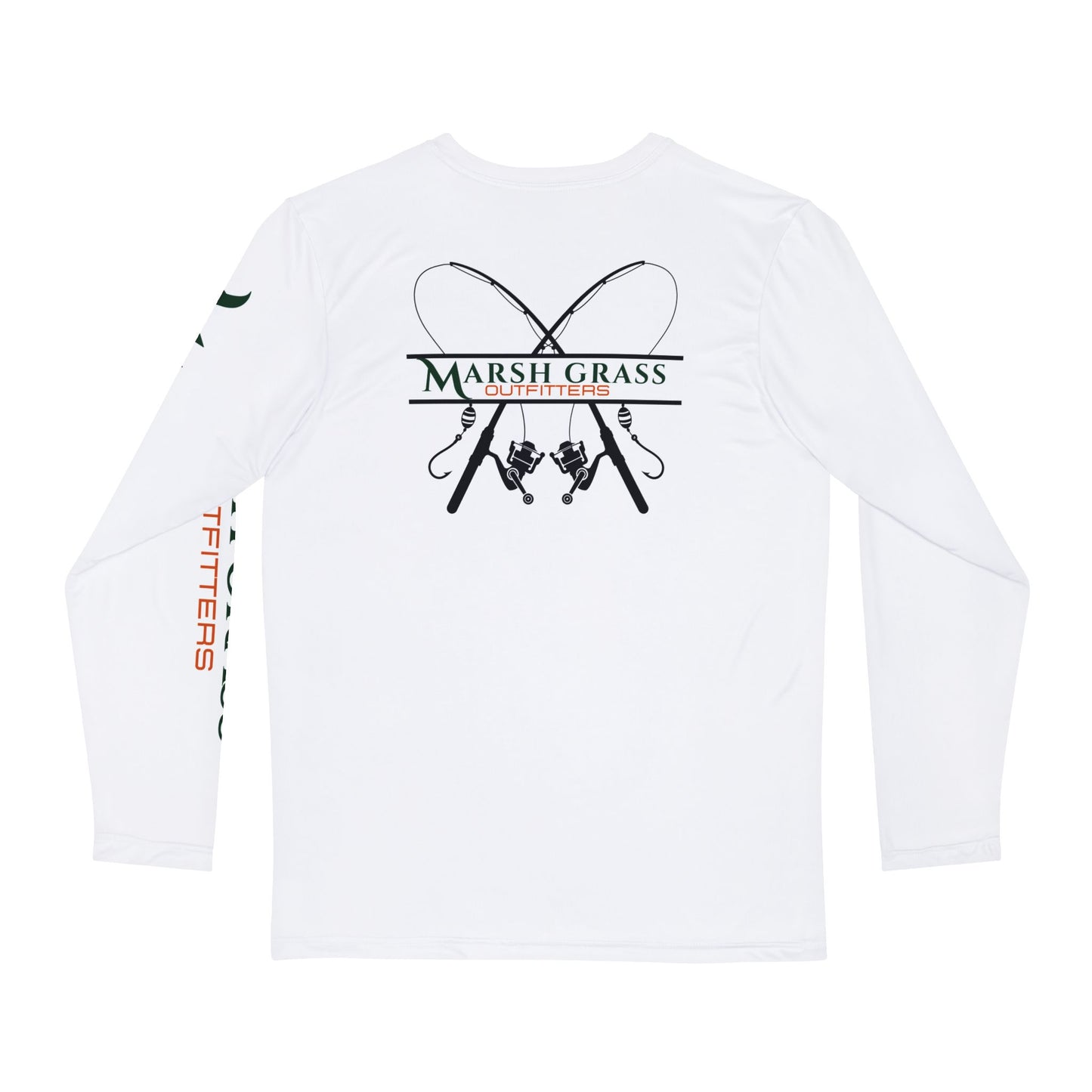 Long Sleeve Fishing Shirt - White - Marsh GrassOutfitters Collection