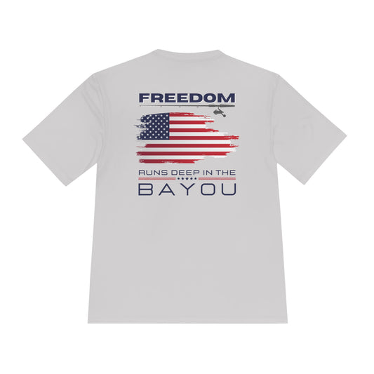 Freedom Runs Deep in the Bayou T- Shirt
