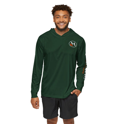Luke 5:1-11 Hooded Long Sleeve Performance Shirt – Hunter Green - Marsh Grass Outfitters Collection