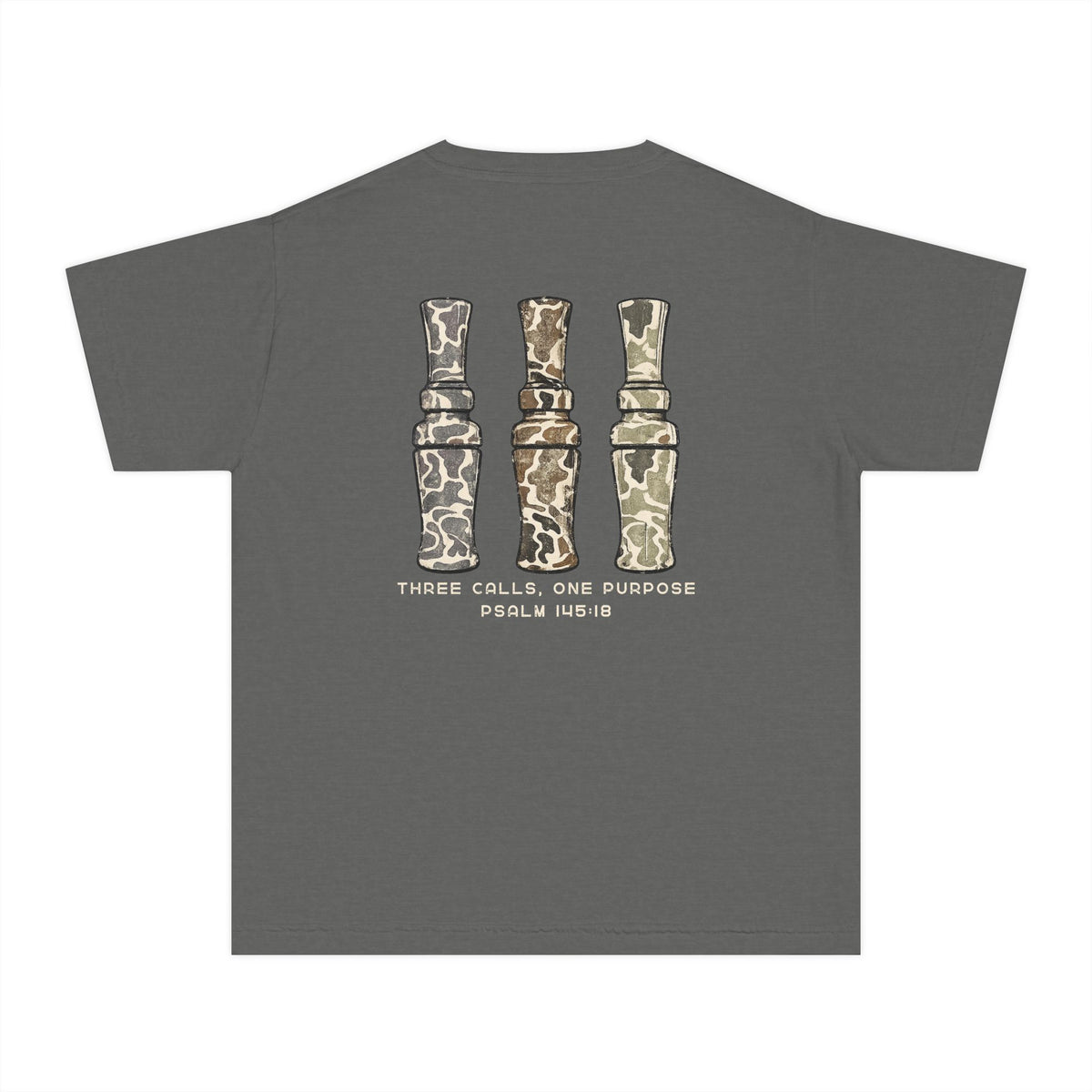 Youth Tee — “Three Calls, One Purpose”