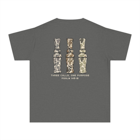Youth Tee — “Three Calls, One Purpose”