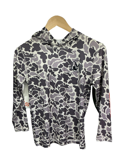 Youth Dusty Gray Hooded Lifestyle Shirt