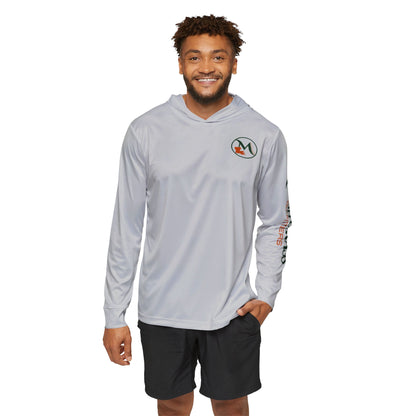 Hooded Long Sleeve Performance Shirt – Grey - Marsh Grass Outfitters Collection