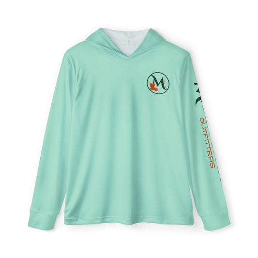 Hooded Long Sleeve Performance Shirt – Seafoam Green - Marsh Grass Outfitters Collection