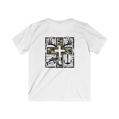 Kids Camo Cross T-Shirt