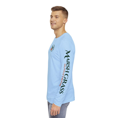 Long Sleeve Fishing Shirt - Ice Blue - Marsh GrassOutfitters Collection