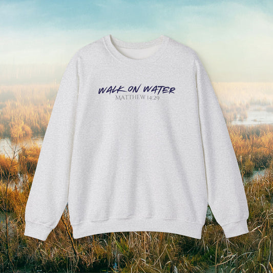 Inspirational Christian Crewneck Sweatshirt, Walk on Water Sweatshirt, Faith-Based Gift, Cozy Unisex Sweater, Perfect for Holidays & [...]