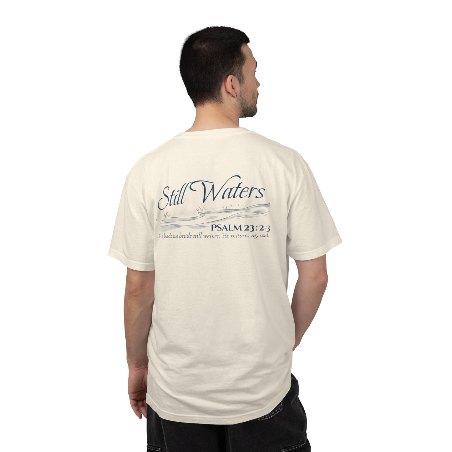 Still Waters T‑Shirt – Psalm 23:2-3