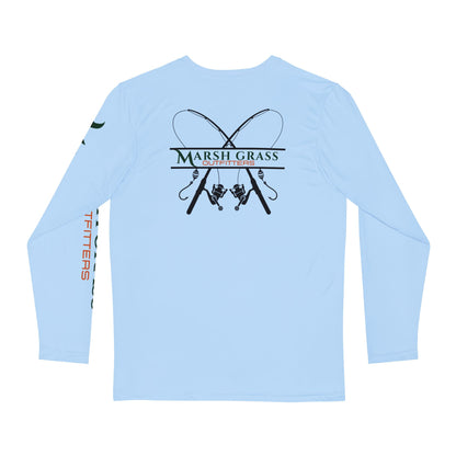 Long Sleeve Fishing Shirt - Ice Blue - Marsh GrassOutfitters Collection