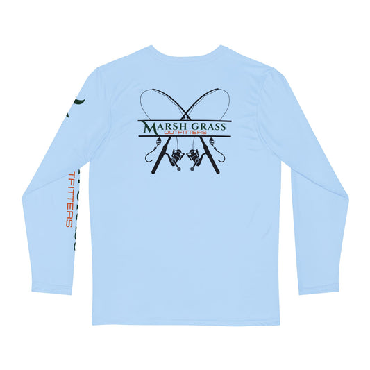 Long Sleeve Fishing Shirt - Ice Blue - Marsh GrassOutfitters Collection