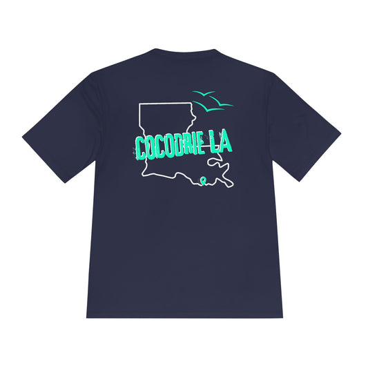 Cocodrie LA Unisex Moisture Wicking Tee