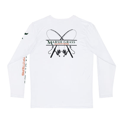 Long Sleeve Fishing Shirt - White - Marsh GrassOutfitters Collection