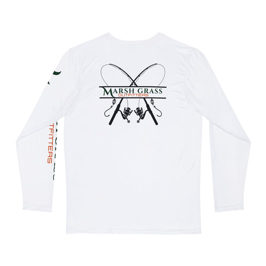 Long Sleeve Fishing Shirt - White - Marsh GrassOutfitters Collection