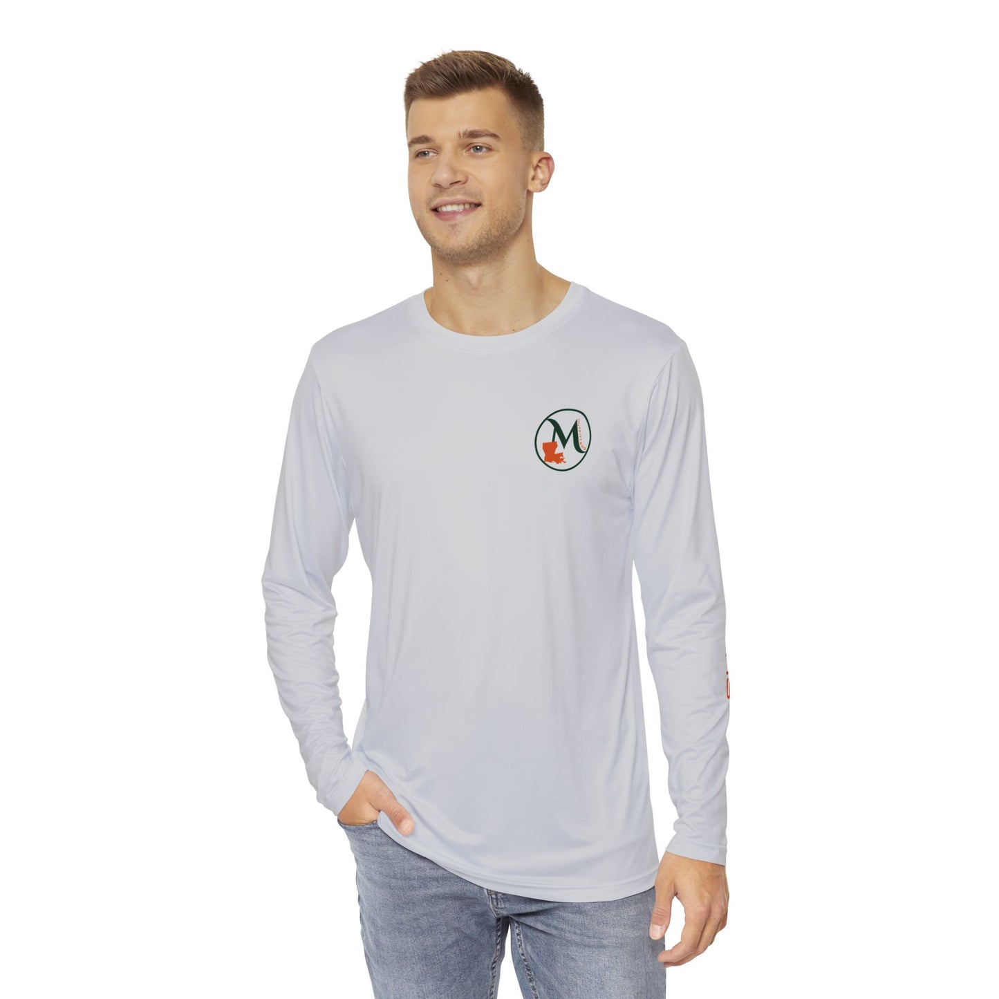 Long Sleeve Fishing Shirt - Grey - Marsh Grass Outfitters Collection