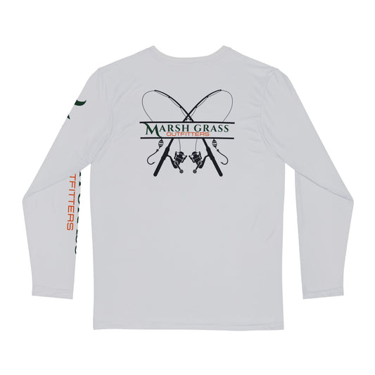 Long Sleeve Fishing Shirt - Grey - Marsh Grass Outfitters Collection