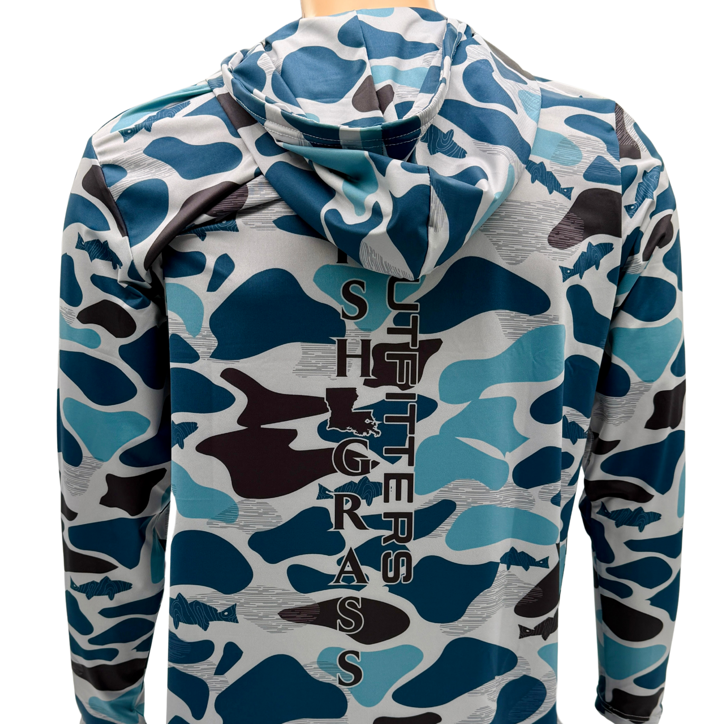 Youth Blue Camo Performance Shirts