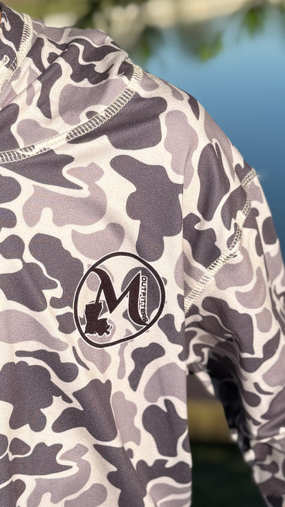 Youth Dusty Gray Hooded Lifestyle Shirt