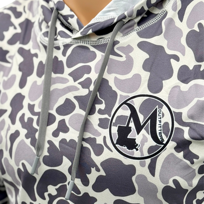 Dusty Gray Camo Hooded Performance