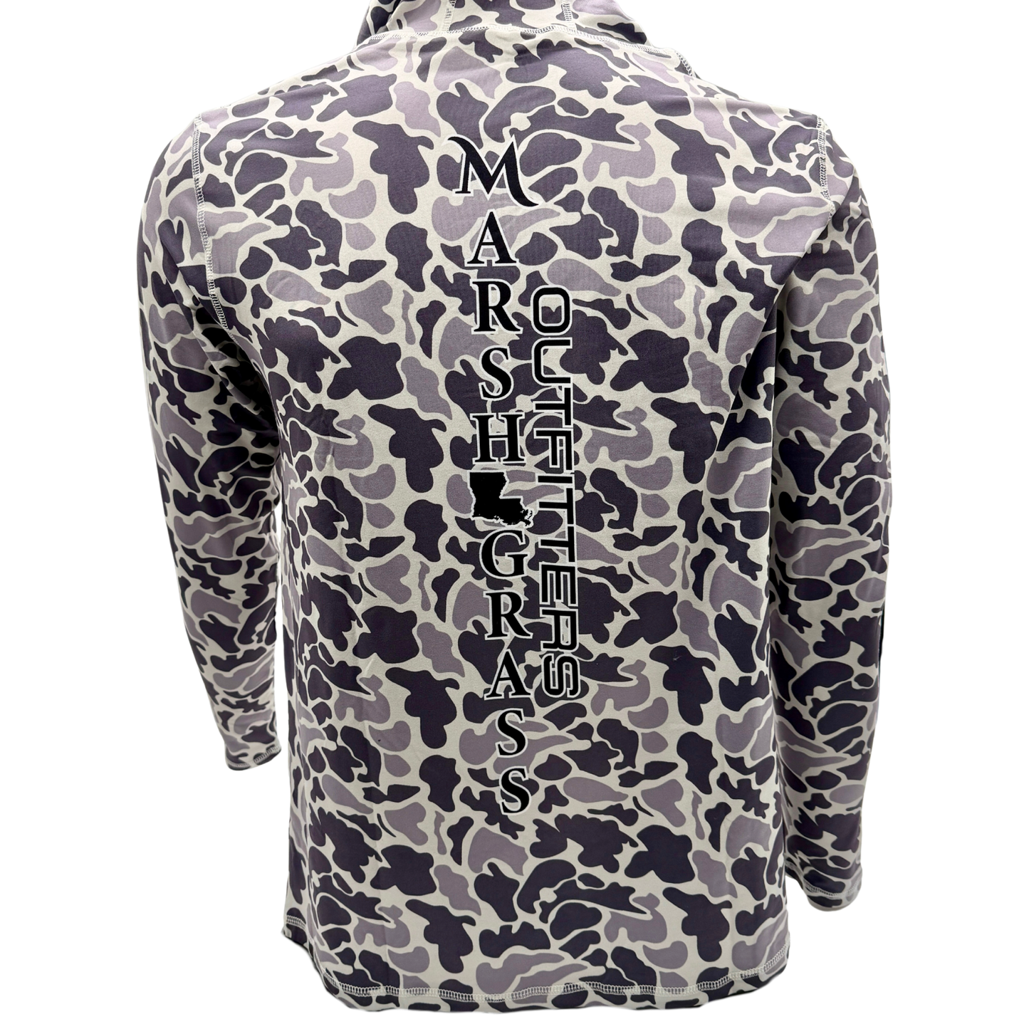 Dusty Gray Camo Hooded Performance