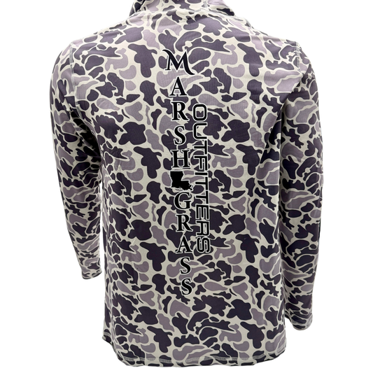 Youth Dusty Gray Hooded Lifestyle Shirt