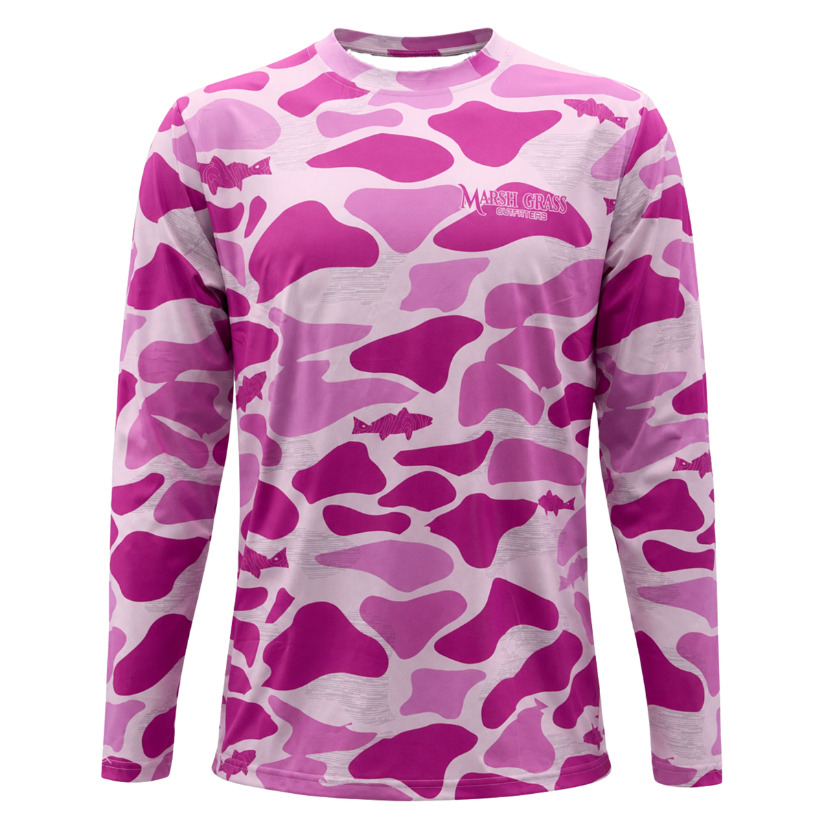 Adult Rose Camo Performance Long Sleeve