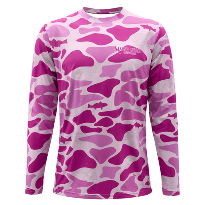 Adult Rose Camo Performance Long Sleeve