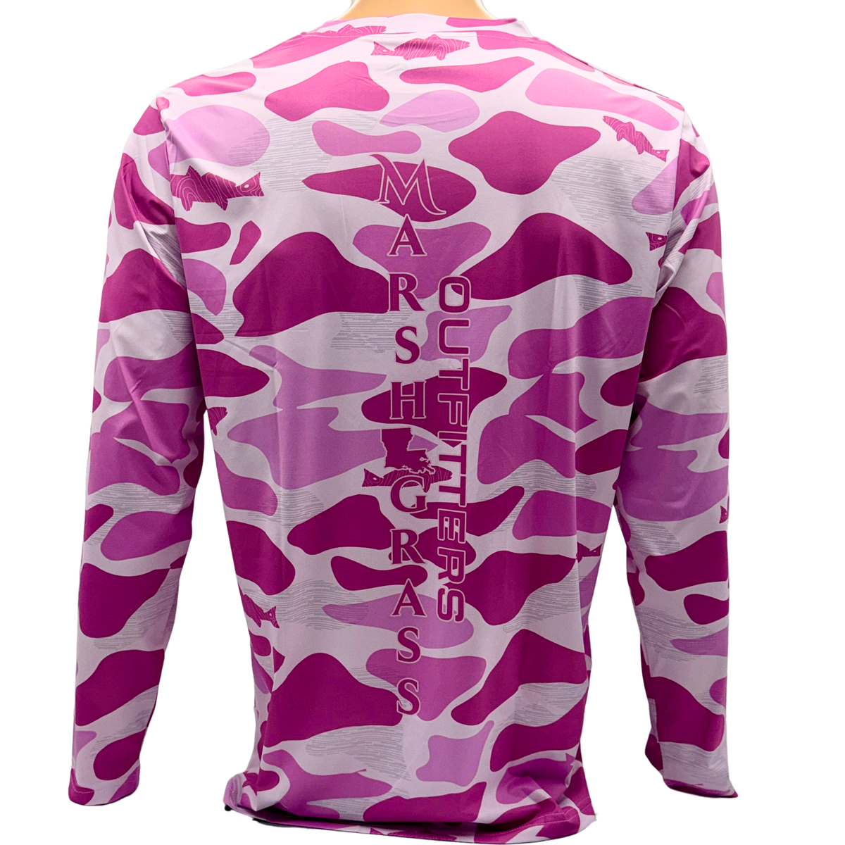 Adult Rose Camo Performance Long Sleeve