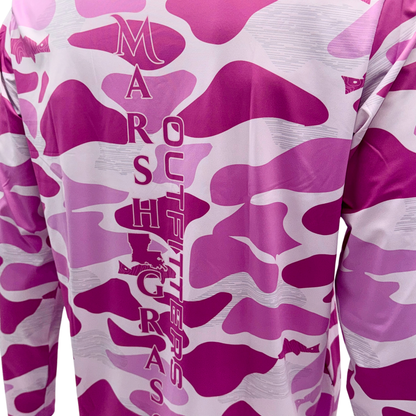 Adult Rose Camo Performance Long Sleeve