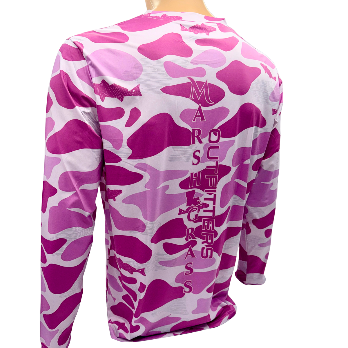 Adult Rose Camo Performance Long Sleeve