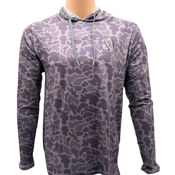 Purple Camo Hooded Performance